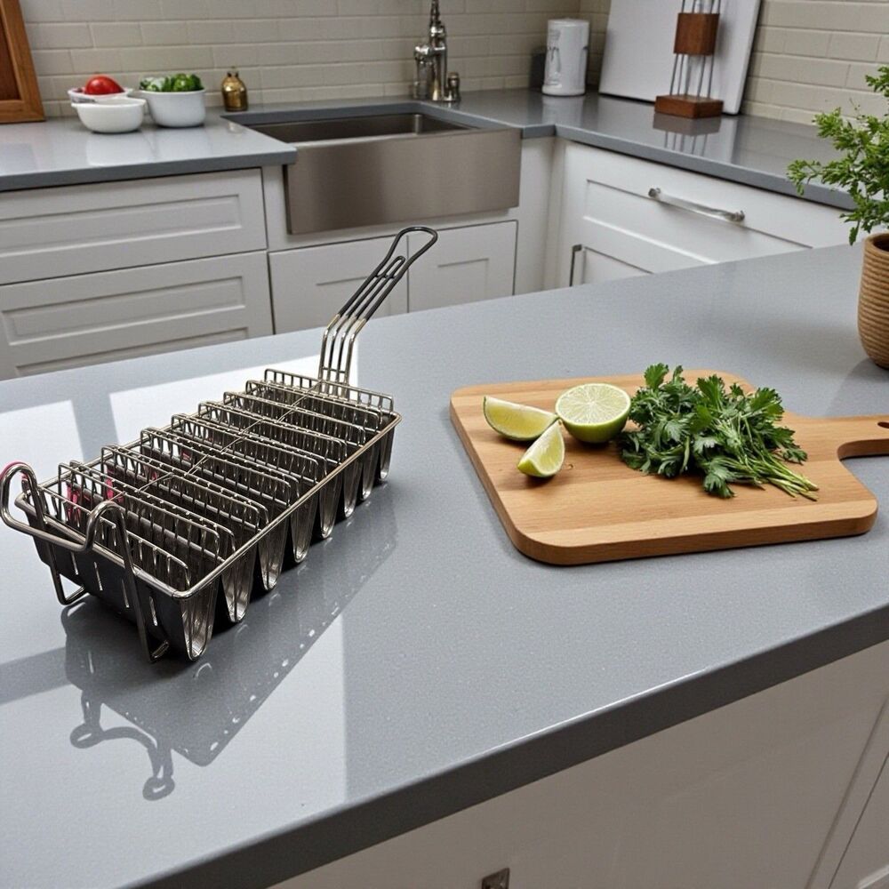 Winco Taco Basket Holds 8 Shells Winware For Deep Fryer